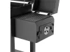 LUND Profi delux faszén grill füstölővel teljes méret: 112 x 62 x 121 cm (99925)