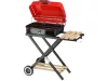 LUND Összecsukható faszenes grill 45 × 33,5 cm-es ráccsal, polcokkal (99926)