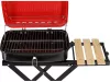 LUND Összecsukható faszenes grill 45 × 33,5 cm-es ráccsal, polcokkal (99926)