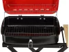 LUND Összecsukható faszenes grill 45 × 33,5 cm-es ráccsal, polcokkal (99926)