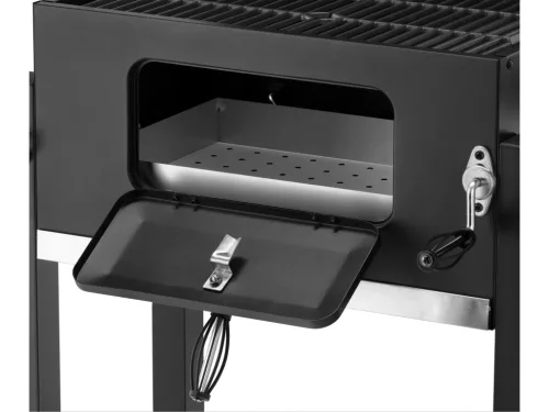 LUND FASZENES kerti GRILL, DELUXE, ÖNTÖTTVAS,   54X37CM (99927)