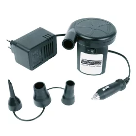   Mannesmann Elektromos légpumpa matracokhoz és gumicsónakokhoz, 12 V és 230 V csatlakozással (M01730)
