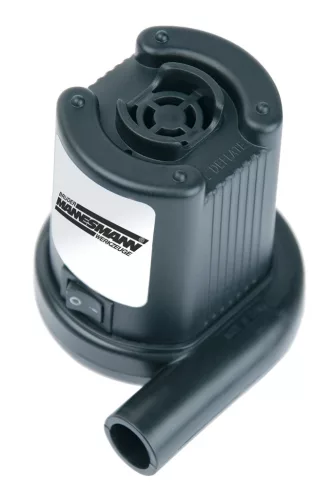 Mannesmann Elektromos légpumpa matracokhoz és gumicsónakokhoz, 12 V és 230 V csatlakozással (M01730)