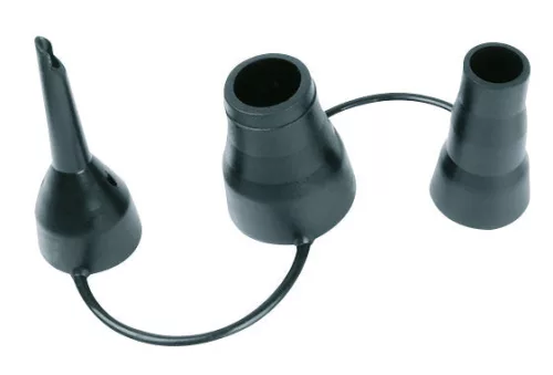 Mannesmann Elektromos légpumpa matracokhoz és gumicsónakokhoz, 12 V és 230 V csatlakozással (M01730)