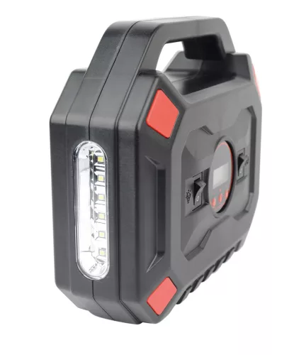 Mannesmann Autókompresszor 12 V, automata nyomásleállítással, LED munkalámpával, 8,2 bar (M01792)