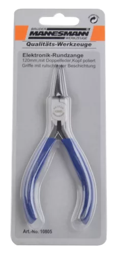 Mannesmann Elektronikai kúpos fogó 125 mm, rugós nyitással (M10805)