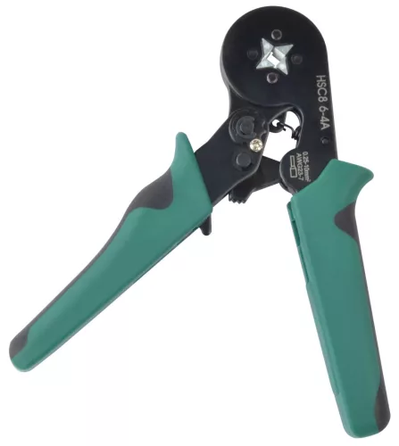 Mannesmann Érvéghüvely krimpelőfogó készlet 0,25–10 mm², oldalcsípőfogóval és kb. 1200 db érvéghüvellyel (M10999)