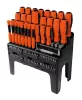 MANNESMANN Csavarhúzó készlet 100 részes, ergonomikus markolattal (M11426)