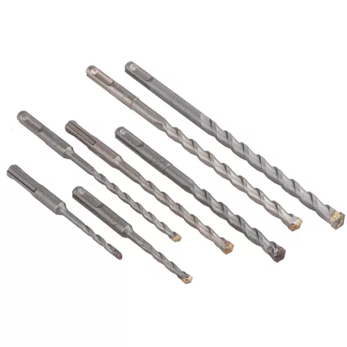 Mannesmann Áttörő kőzetfúró készlet SDS-Plus befogással, 5–20 mm, 11 részes (M12587)