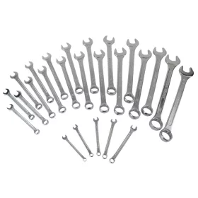   MANNESMANN Csillag-villáskulcs készlet 25 részes, 7–32 mm, CrV acél (M130-25)