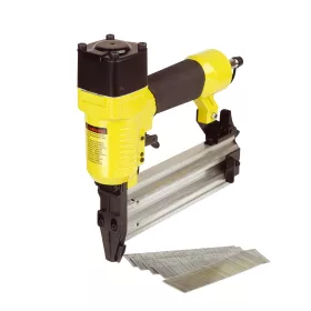   Mannesmann Pneumatikus szegbelövő 4–8 bar, 100 szeges tárral és 500 db 30 mm-es szeggel (M15350)