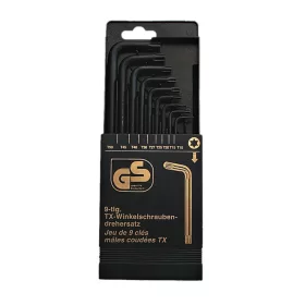   Mannesmann Torx kulcskészlet T10–T50, L alakú kivitelben, 9 részes (M18100)