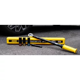   MANNESMANN ADAC nyomatékkulcs készlet 1/2”, 40–210 Nm, alufelni dugókulcsokkal (M18148)