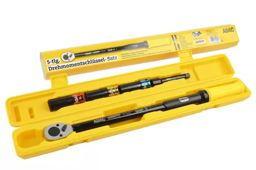 MANNESMANN ADAC nyomatékkulcs készlet 1/2”, 40–210 Nm, alufelni dugókulcsokkal (M18148)