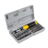 Mannesmann Bit és dugókulcs készlet 1/4”, 41 részes, műanyag kazettában (M29041)