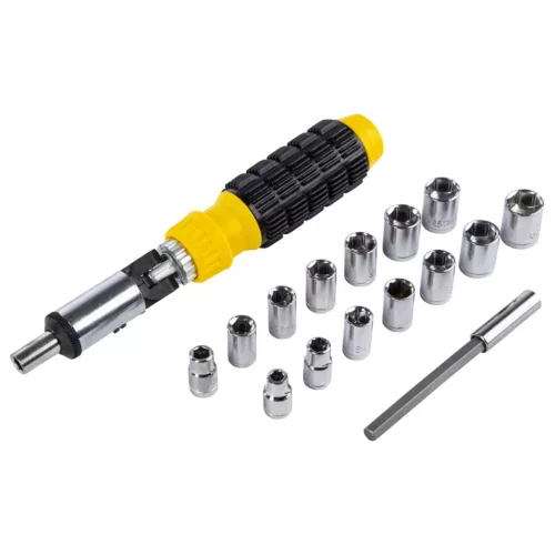 Mannesmann Bit és dugókulcs készlet 1/4”, 41 részes, műanyag kazettában (M29041)