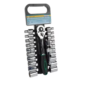   Mannesmann Dugókulcs készlet 1/2" racsnival, 8–24 mm, 22 részes (M29106)