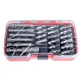   Mannesmann Bitkészlet lapos, PH, PZ, imbusz és Torx bitekkel, 22 részes (M29814)