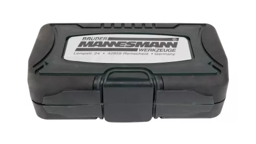 Mannesmann Bit- és dugókulcsbetét-készlet ergonomikus markolattal, 53 részes, CrV és S2 acél (M29853)