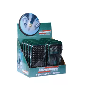   Mannesmann Bit készlet 38 részes, ergonomikus markolattal ( rendelhető kínáló dobozban is 10 darabtól )(M29891)
