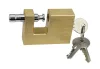 Mannesmann Biztonsági lakat edzett acél reteszcsappal, 60 mm, 3 kulccsal (M41360)