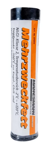 Mannesmann Zsírpatron kézi zsírzóhoz, 85 g, 120 cm³, NLGI 2 (M47003)