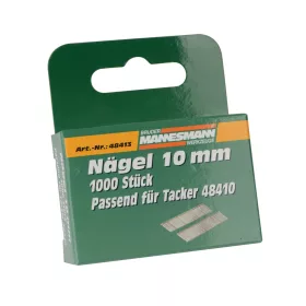   Mannesmann Tűzőszeg kézi tűzőgéphez, 10 mm, 1000 db (M48413)