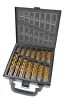 Mannesmann HSS spirálfúró készlet titánbevonattal, 1–10 mm, 99 részes (M54399)