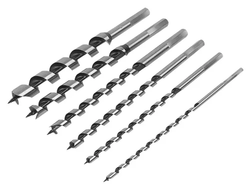 Mannesmann Fúró készlet fához, 230 mm hosszú fúrószárakkal, 6–20 mm, 6 részes (M54620)
