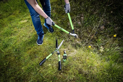 Mannesmann Kerti olló készlet ágvágóval, sövényvágóval és metszőollóval, 3 részes (M63303)