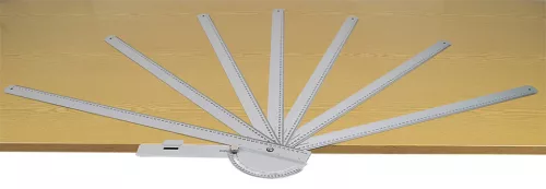 Mannesmann Multifunkciós szögvonalzó asztali szorítóval, 770 mm (M81200)