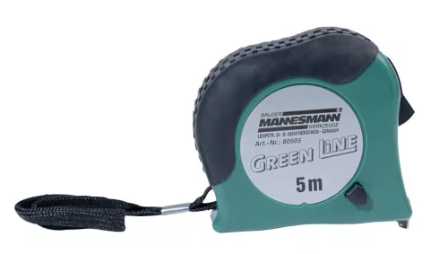 Mannesmann Digitális szögmérő libellákkal és 5 m mérőszalaggal, 0–225° (M81230)