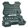 Mannesmann Dugókulcs és bit készlet 115 részes, 1/4” és 1/2”, CrV fejekkel (M98415)