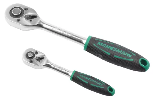 Mannesmann Dugókulcs és bit készlet 115 részes, 1/4” és 1/2”, CrV fejekkel (M98415)