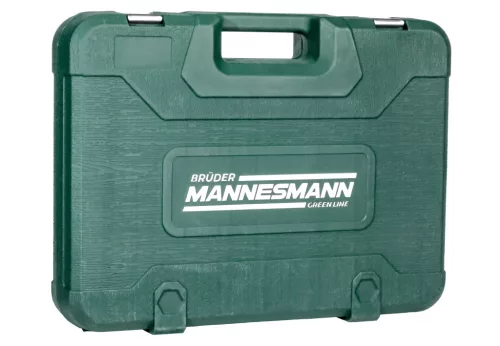 Mannesmann Dugókulcs készlet 179 részes, 1/4”, 3/8” és 1/2” hajtással, műanyag kofferben (M98455)