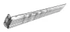 Mannesmann Hullámos acél sátorcövek készlet, félkerek, 23 cm (M99891)