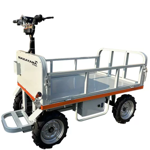 NAKAYAMA PRO ELEKTROMOS SZÁLLÍTÁSI JÁRMŰ, MAX. TERHELÉS 1000Kg, 800W, PÁLLÓMÉRETEK 150X90cm, VEZETŐHELYVEL (MB3150)