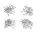 Mannesmann Popszegecs készlet 600 részes, 2,4–4,8 mm, 1–9 mm anyagvastagsághoz (M 1097-S)