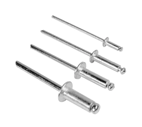 Mannesmann Popszegecs készlet 600 részes, 2,4–4,8 mm, 1–9 mm anyagvastagsághoz (M 1097-S)
