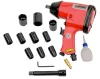 Mannesmann Pneumatikus ütvecsavarozó készlet 1/2”, 15 részes, CrV dugófejekkel (M 1503)
