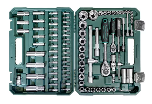 Mannesmann Dugókulcs készlet 94 részes, 1/4” és 1/2”, CrV acél fejekkel (M 2055-SL)
