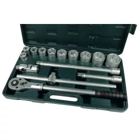   Mannesmann Dugókulcs készlet 15 részes, 3/4”, 22–50 mm, műanyag kofferben (M 2065)