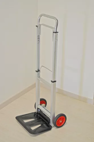 Mannesmann Alumínium molnárkocsi 90 kg, összecsukható acél rakodólappal (M  099-T)