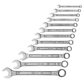   Mannesmann Csillag-villáskulcs készlet króm-vanádium acélból, 6–22 mm, 12 részes (M  130-12)
