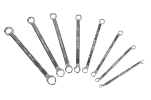 Mannesmann Csillagkulcs készlet 8 részes, 6–22 mm, CrV acél, GS (M  140-08DIN)