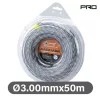 NAKAYAMA PRO Sodort zsinór ( damil ) fűkaszákhoz. (Nylon, Carbon3 huzal ) Twist 3,00mm-50m (NC1000)