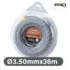 NAKAYAMA PRO Sodort zsinór ( damil ) fűkaszákhoz. (Nylon, Carbon3 huzal ) Twist  3,50mm-36m (NC1001)