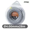 NAKAYAMA PRO Sodort zsinór ( damil ) fűkaszákhoz. (Nylon, Carbon3 huzal ) Twist 4,00mm-28m (NC1002)