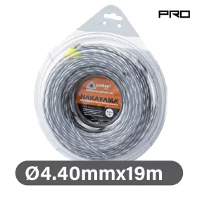   NAKAYAMA PRO Sodort zsinór ( damil ) fűkaszákhoz. (Nylon, Carbon3 huzal ) Twist  4,70mm-19m (NC1004)
