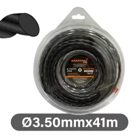   NAKAYAMA PRO Fűkasza damil, nylon-szén,  kerek sodort,  3,50 mm-41 méter (NC1040)